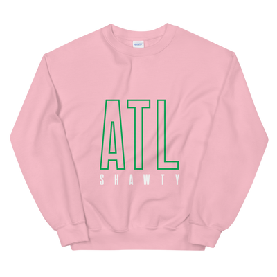 ATL Shawty Skyscraper Sweatshirt - PINK/GREEN