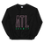 ATL Shawty Skyscraper Sweatshirt - BLACK/PINK/GREEN