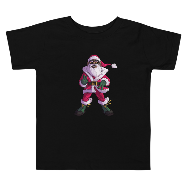 Peace Up A Town Down Christmas Toddler Short Sleeve Tee