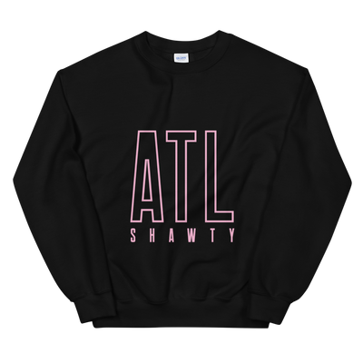 ATL Shawty Skyscraper Sweatshirt - BLACK/PINK