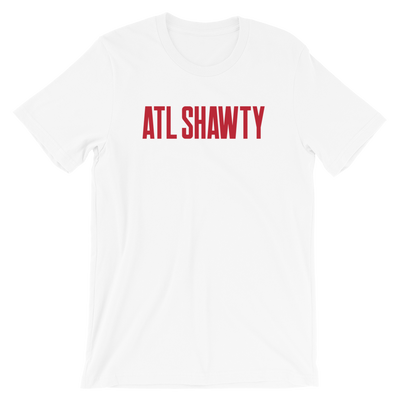 ATL Shawty Short Sleeve Logo Tee - Red Letters