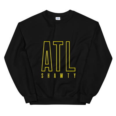 ATL Shawty Skyscraper Sweatshirt - BLACK/GOLD