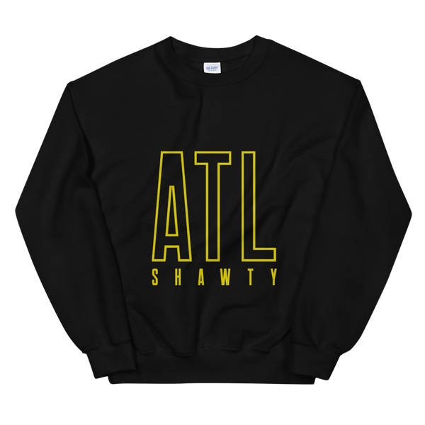 ATL Shawty Skyscraper Sweatshirt - BLACK/GOLD